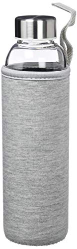 ORYX Botella, 550 ml con Funda, Gris, 24x8x7 cm