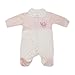 Baby Boys/Girls Baby Elephant Fleece Romper Suit (Newborn) (Pink)