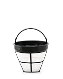  Filtro de café permanente negro Tamaño 1x4 Para cafetera Philips Cafetera 996510069286 HD7567 HD7685 HD7695 HD7696 HD7697 HD7740 HD7753 HD7761 HD7762 HD7765 HD7766 HD7767 HD7768 HD7768 HD7768