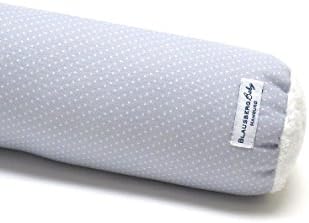 Blaus Mountain Baby Bed Snake – Cot Bumper Dots Grey