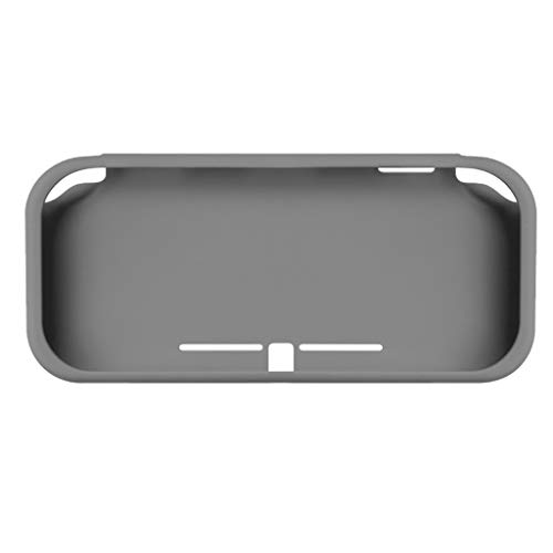 Preisvergleich Produktbild Handheld-Gaming-GeräTetasche, Chshe TM, Weiche Silikon-SchutzhüLle, Halbe Packung, Reine Farbe HüLle FüR Switch Lite Console(Grau)