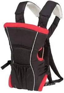 Kidoyzz Black-Red Blossom 4 in 1 Position Baby Carrier Baby Carrier