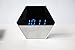 Produktbild Brave Navigator Multifunctional 4 in 1 Digital LED USB Rechargeable Alarm Clock with Night Light Makeup Mirror Temperature Display White