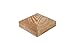 Produktbild Zaunkappen / Abdeckung für Zaunpfosten 9x9 cm eckig in Pyramide Form aus Kiefer/Fichte Holz, druckimprägniert