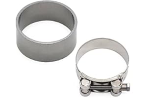 DKEKE Motorcycle Exhaust Pipe Clamp & COLLECTOR BOX Gasket Seal For Suzuki Bandit GSF600 GSF650 GSF1200 GSF1250 GSF 600 650 1200 1250