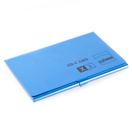 Dörr Slim Box Speicherkarten-Etui (Box) für 3 SD/SDHC-Karten