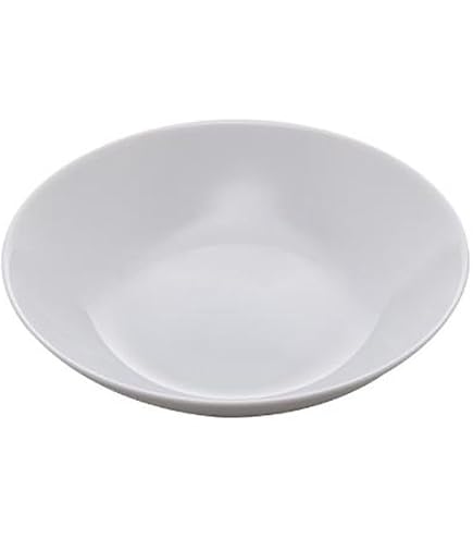 6 Assiettes Luminarc Diwali 19cm - Verre Trempé Blanc - Résistant Aux Chocs & Rayures