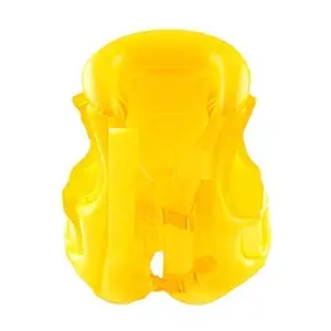 Leysin Swimming Vest Life Jacket for Kids Adjustable Inflatable Swimming Jacket Swimming Pool Accessories for Kids and Adults Pack of 1