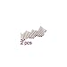 Produktbild ANKKO 20Stk Mix Farben Edelstahl Strass Nose Studs Ringe Pin Bars Intimschmuck