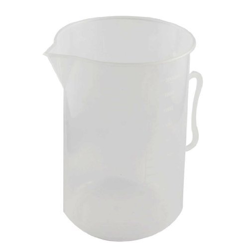 Messbecher – TOOGOO(R) Labor klar weiss Kunststoff 2000mL Messbecher Becher mit Griff - 3