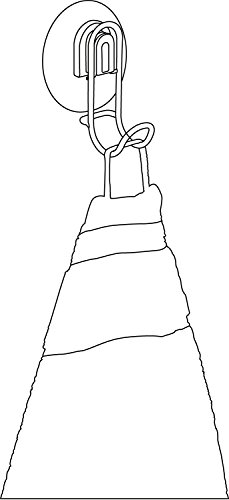 Wenko 21573100 Static-Loc Wandhaken Osimo, Stahl, 8 x 10 x 4,5 cm, chrom - 3