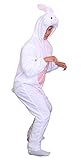 Foxxeo 13029 | Foxxeo Deluxe Hasen Kostüm Plüsch, Größe:XXL