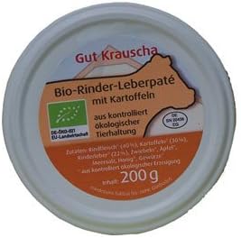 6er-Set organic canned sausage Rinderleberpaté 200g Good Krauscha