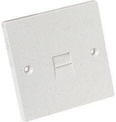 Telephone Socket 3/6A Flush Telephone Socket BT Phone Socket Brand New x 1