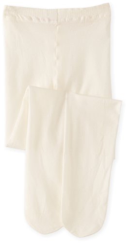 Country Kids Girl's Microfiber Opaques Tights, 12-15 Years, Ivory
