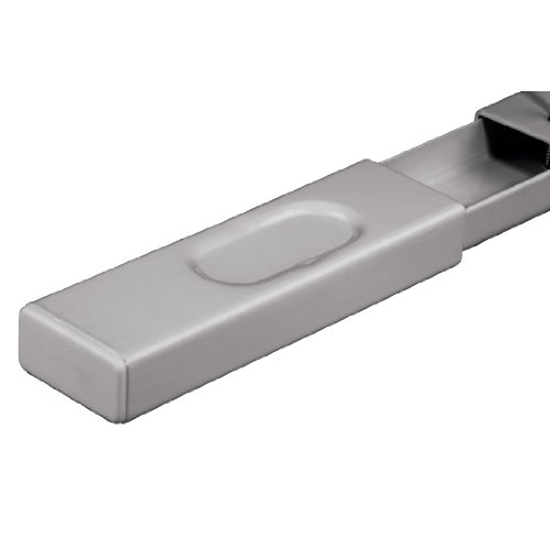 Xavax Mikrowellenhalterung (robuste Wandhalterung, bis 30 kg, ausziehbar bis 43 x 51 cm, inkl. Montagematerial, Grillofen Halter) silber - 7