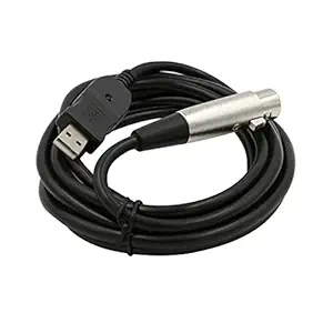 BIGLIST 3Meter USB2.0 Microphone Cable USB Male to XLR Female Instrument Cable