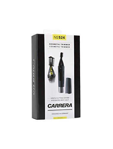 CARRERA 524 Nasenhaartrimmer & Ohrenhaartrimmer für Frauen und Männer | Nasenhaare und Damenbart schnell und effektiv entfernen | Auch als Augenbrauenrasierer geeignet von CARRERA - 6