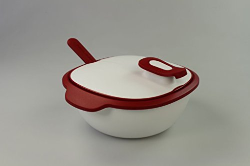 TUPPERWARE Thermo-Duo 2,25LWarmie-Tups Servieren+Servierlöffel Iso-Duo rot weiß 14864 - 2