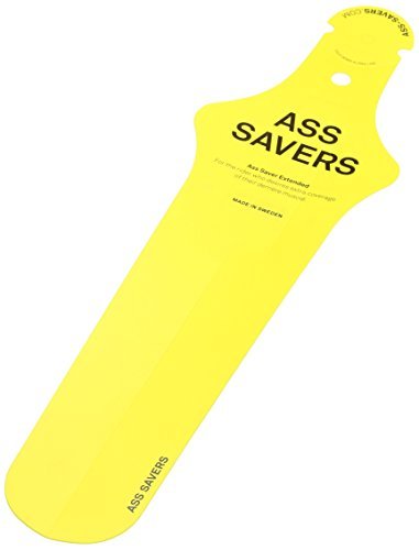 Ass Savers Extended Road Mud Guard - Yellow, 37 cm by ASS SAVERS