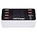 Produktbild Altsommer USB Ladegerät Schnell Lader HUB + Typ-C Schnell Ladegerät 40W QC 3.0 LED Anzeige - 8Port