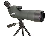 [Ampliación de alta potencia 40X60]: disfrute de imágenes más cercanas, claras y brillantes con este telescopio de 60x60 de alta potencia. Use un objetivo de 60 mm para un campo de visión más claro y brillante.
