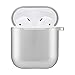 Produktbild Wanshop Case Für AirPods Hülle, Ultraleicht Staubdicht Kratzfestes Gehäuse Schutzhülle Airpods Case Airpods Silikonhülle Abdeckung Haut Ladekoffer (Silber)