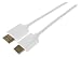 Produktbild High Speed HDMI-Kabel 1.4 ''slim'' mit Ethernet, 1m, A-Stecker->A-Stecker, weiß