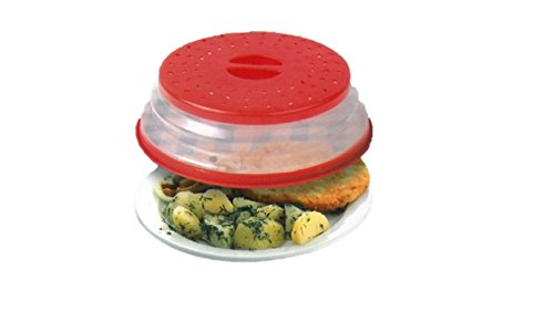 NEU bei Amazon die faltbare Tellerabdeckhaube weiß 27 cm endlich Platz in der Küche und im Geschirrspüler einfach leicht zu reinigen von Conny Clever® - 3