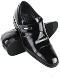 ZERIMAR Zapatos con alzas interiores de 7 cm Estilo elegante Fabricados en piel de alta calidad 100% piel Color negro