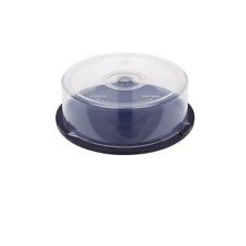 CD-/DVD-Box, rund, transparent, Kunststoff (für 25 CDs), 120 Stück von Dragon Trading®