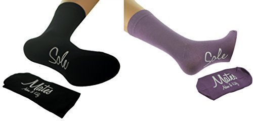 GTR-Prestige GiftwarePersonalised His & Hers Sole Mates Design Sole Print Couples Names Socks - X6N456-X6N483 (PLEASE SEE INSTRUCTIONS ON LISTING)