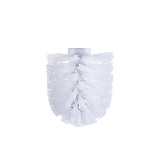 WC-Garnitur Toilettenbürste Edelstahl mit Glaseinsatz 36 cm inkl. Ersatzbürste - 4