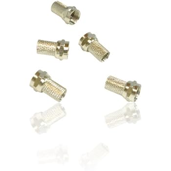 CONNECTEUR INDUSTRIEL Lot De 5 RG6 Type F à Visser Pour Câble Coaxial