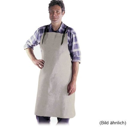 Schürze mit Brustlatz 100 cm lang, Chromspaltleder, 80 cm breit