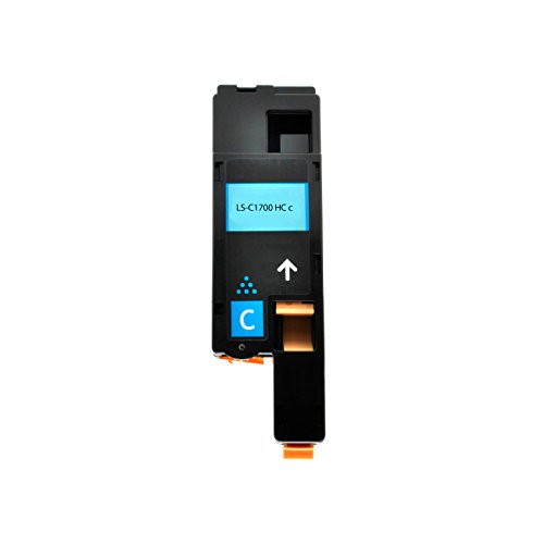 5er Set Toner für Epson Aculaser C1700 2xBK1xC,M,Y – BK 2x 2.000 S.,color je 1.400 Seiten, kompatibel - 3