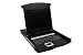 Produktbild DIGITUS Professional 19" Konsole – mit 17" TFT Display (43,2 cm Diagonale) – integrierter 16-Port KVM-Switch – Tastatur & Touchpad – deutsches Layout – RAL 9005 schwarz