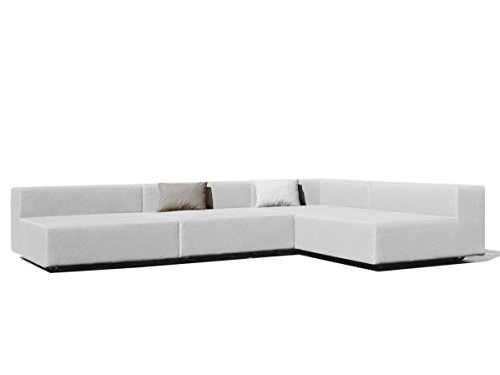 'Canapé mobilier de jardin modulaire en tissu imperméable collection Metric