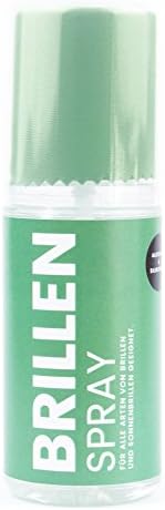 Demel Eye Pattern 2 in 1 – Glasses Cleaning/115ml Spray with Microfibre Cloth in Economy Pack/Glasses Cleaner Optician Quality Antistatic/Anti Dirt Effect