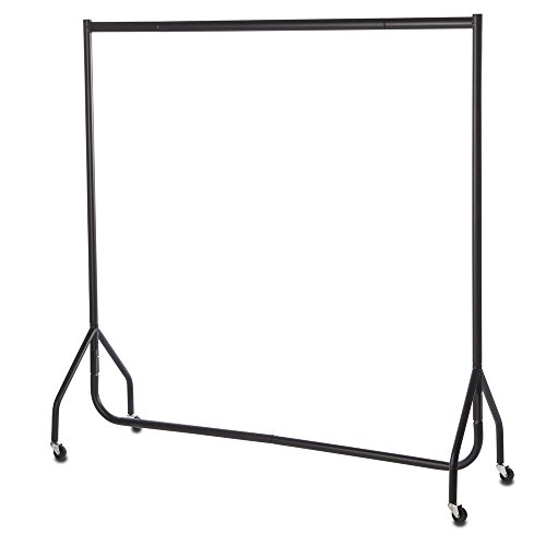 Pantalla Drakes 153 x 155 x 51 cm/152,4 cm Grande mm de Grosor de Alta Capacidad de Carga Perchas diseño Compacto para Facilidad de almacene Juntas y Transporte, Negro