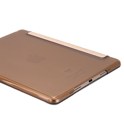 Neues iPad 2017 iPad 9.7 Zoll Hülle, Snewill Ultra Slim leichte Smart Case Fold Stand mit Auto aufwachen / Schlaf Funktion, Microfiber Futter, Hard Back Cover für Apple neue iPad 9.7-Gold - 9