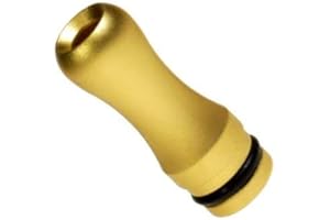 Armerah Baton 510 Drip Tip eCig Mouthpiece Short/Narrow Aluminium/Solid Single Gold