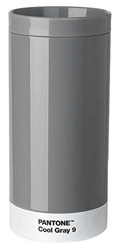 Pantone Reisebecher, Edelstahl, ABS, Cool Gray 9, 7.5 x 7.5 x 16.4 cm
