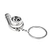 Produktbild RETYLY Turbolader Schluesselanhaenger mit drehendem Schaufelrad Schluessel Anhaenger (Groesse 4.2 * 1.7 * 2.8cm