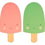 A Little Lovely Company 2 Wandhaken Ice Cream, Rosa/Mint