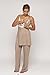Radiance Camisole Pyjamas (Maternity & Breastfeeding) in Mink MEDIUM 10-12