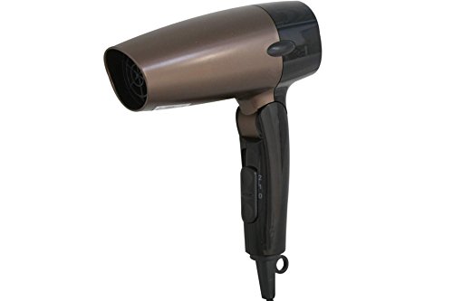 AFK Reisefön Haartrockner schwarz braun 1200 Watt Klappbar