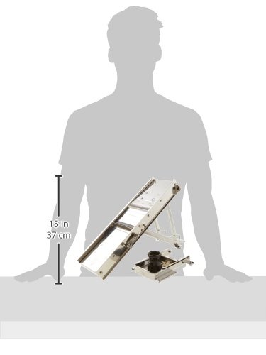 Bron Coucke 20638CHB Gemüsehobel aus Edelstahl, mit Handschutz - 2