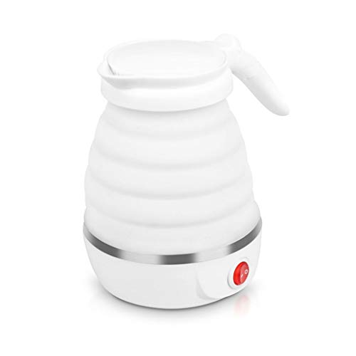Bouilloire lectrique Silicone blanc pliable 850W 0.6L Un type automatique Dsactivation Isolation lectrique Bouilloires lectriques