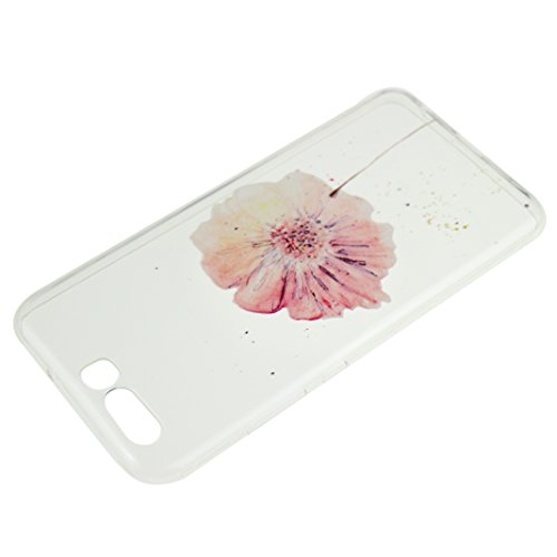 Huawei P10 Hülle Rosa Schleife Ultra dünn Transparent TPU Silikon Case Soft Backcover mit Schön Muster Schutz Handy Bumper Schale für Huawei P10 - 5